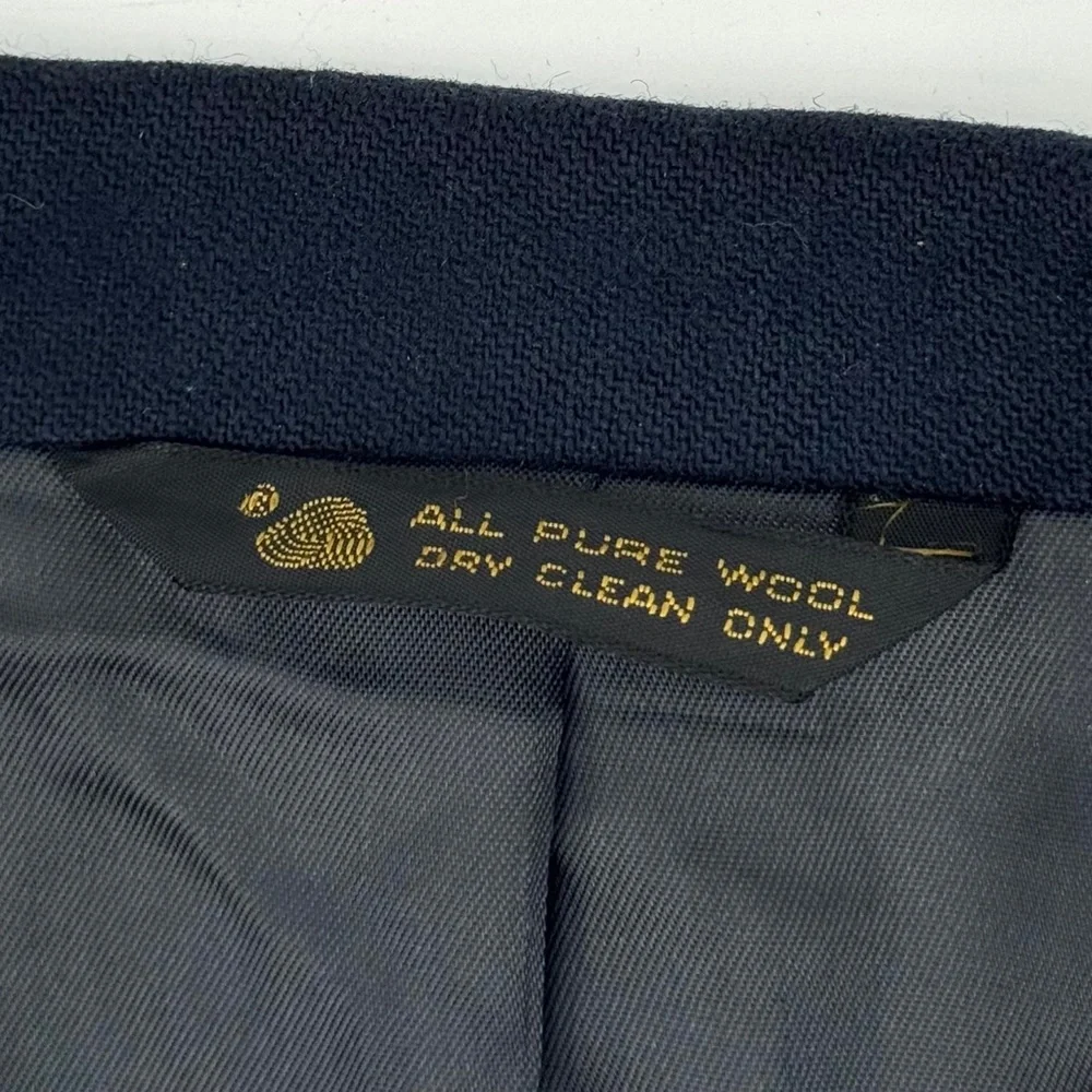 Crafters Lot of 3 (5 lb) 100% Pure Wool Navy Men’s Blazers for Upcycle/Repurpose
